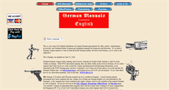 Desktop Screenshot of germanmanuals.com