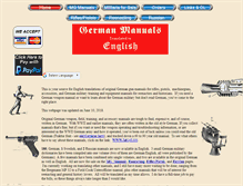 Tablet Screenshot of germanmanuals.com
